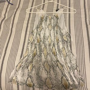 EXPRESS snake skin top